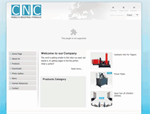 Tablet Screenshot of cnc-world.com
